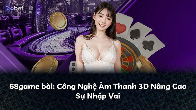 68game bài: Công Nghệ Âm Thanh 3D Nâng Cao Sự Nhập Vai