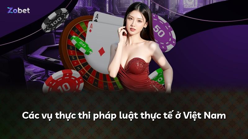 Các vụ thực thi pháp luật thực tế ở Việt Nam
