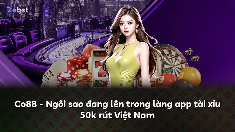 Co88 - Ngôi sao đang lên trong làng app tài xỉu 50k rút Việt Nam